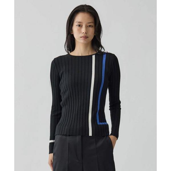 LANVIN COLLECTION / ランバン コレクション ワイドリブニットの画像