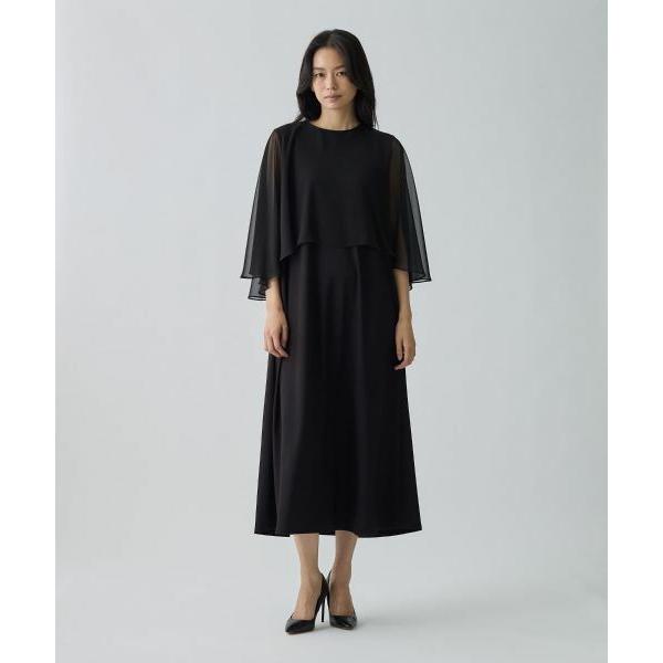 LANVIN COLLECTION / ランバン コレクション ケープドッキングワンピースの画像