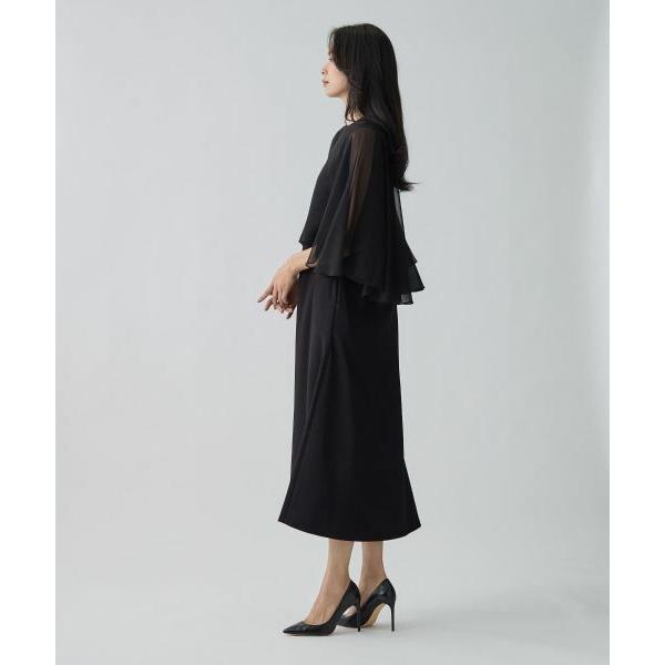 LANVIN COLLECTION / ランバン コレクション ケープドッキングワンピースの画像