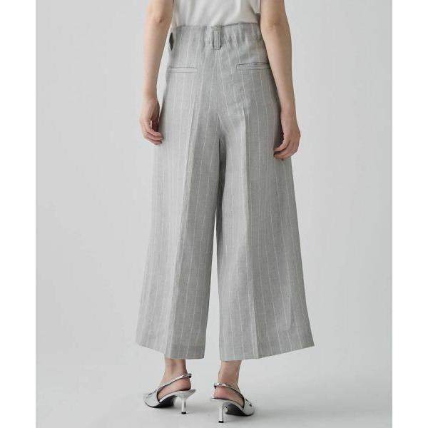 LANVIN COLLECTION / ランバン コレクション ストライプリネンウールパンツの画像