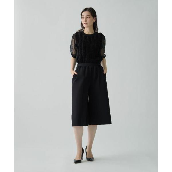 LANVIN COLLECTION / ランバン コレクション 撥水ストレッチニットパンツ