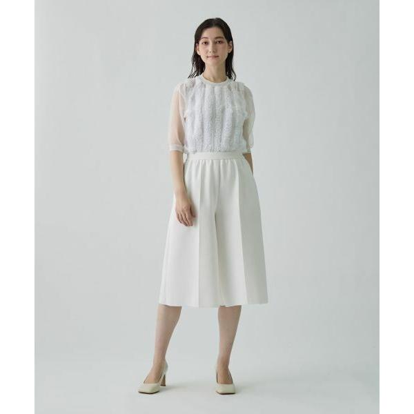 LANVIN COLLECTION / ランバン コレクション 撥水ストレッチニットパンツ