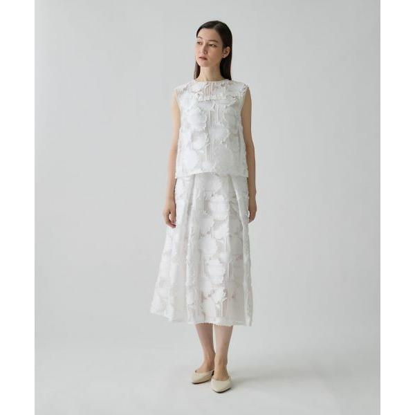 LANVIN COLLECTION / ランバン コレクション ひまわりジャカード・Aラインプルオーバーの画像