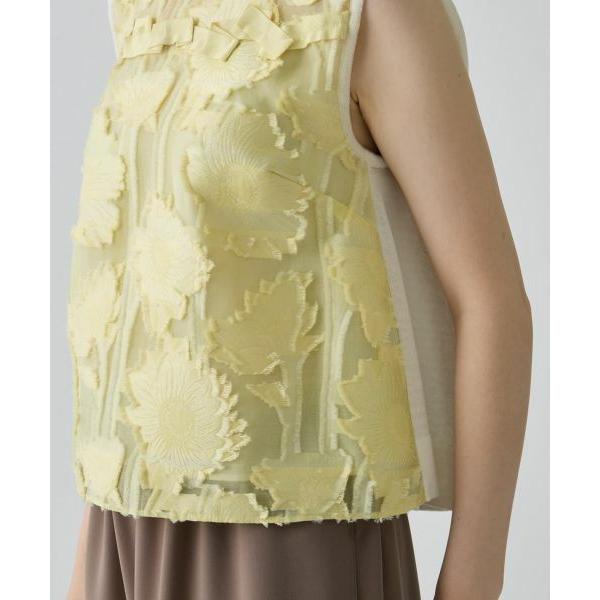 LANVIN COLLECTION / ランバン コレクション ひまわりジャカード・Aラインプルオーバーの画像