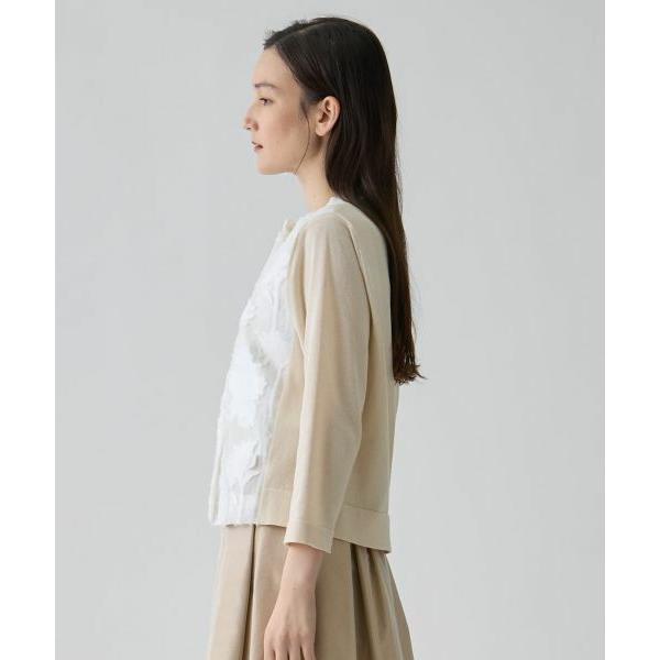 LANVIN COLLECTION / ランバン コレクション ひまわりジャカード・ニットカーディガンの画像