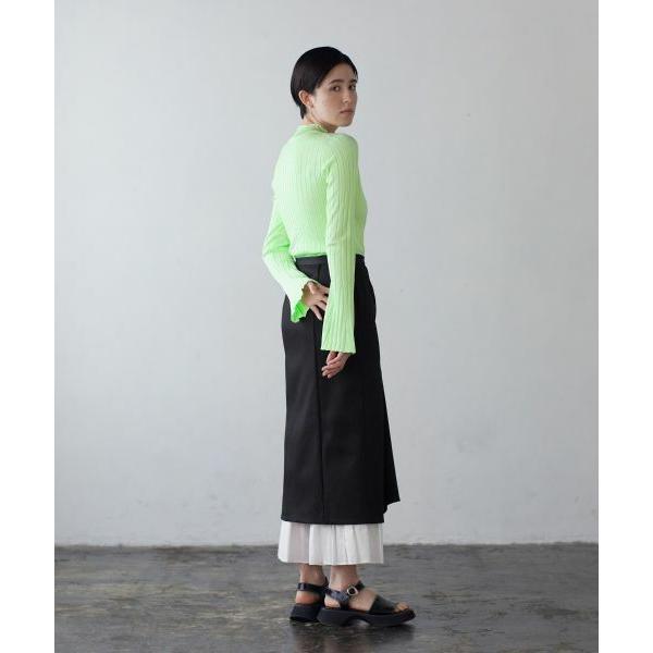 ランバン オン ブルー（LANVIN en Bleu）/プリーツヘム2wayスカート LANVIN en Bleu / ランバン オン ブルー プリーツヘム2wayスカート