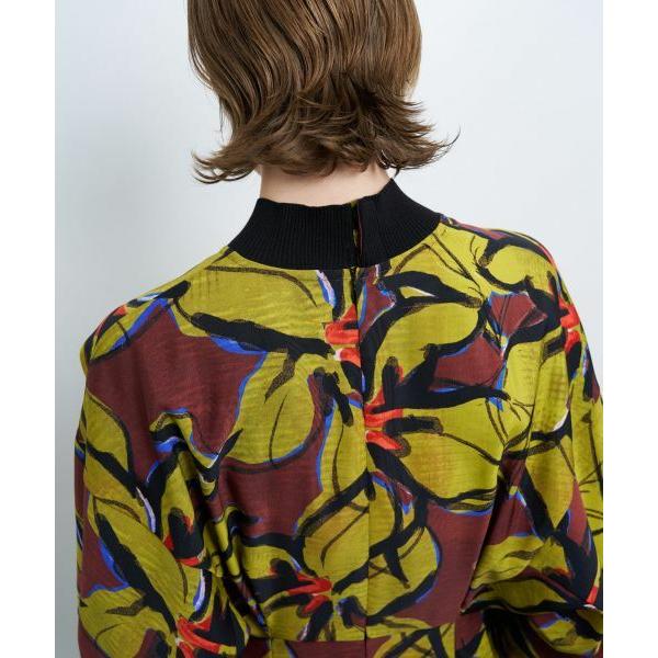 ランバン オン ブルー（LANVIN en Bleu）/BlueAmberプリントワンピース LANVIN en Bleu / ランバン オン ブルー BlueAmberプリントワンピース