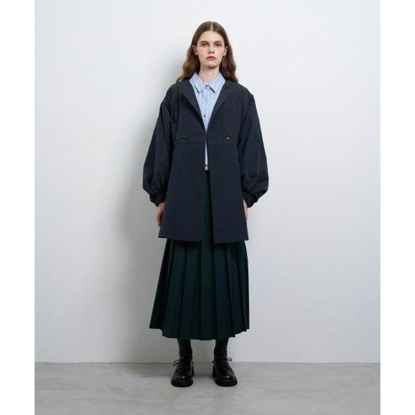 ランバン オン ブルー（LANVIN en Bleu）/コットンタフタベルテッドコート LANVIN en Bleu / ランバン オン ブルー コットンタフタベルテッド