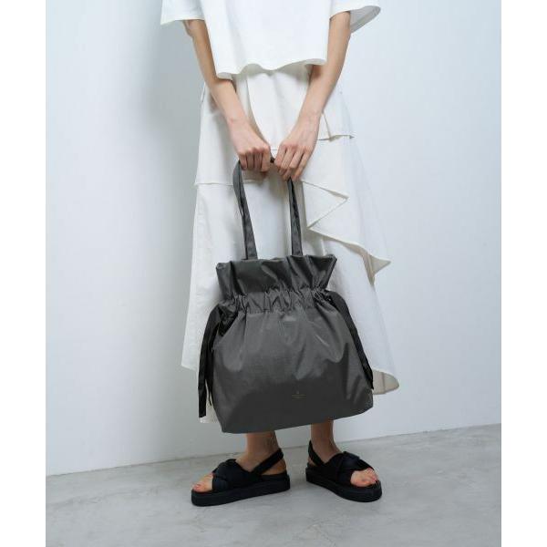 美品　LANVIN en Bleu ランバン★かごバッグ　トートバッグ　ブラック ラージ エメラルド トートバッグ トート ブラック｜ランバン