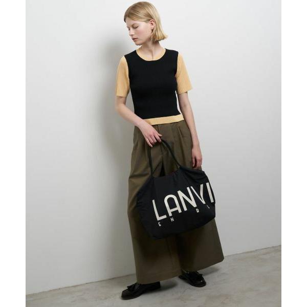 LANVIN en Bleu / ランバン オン ブルー ロゴドロストトートバッグ