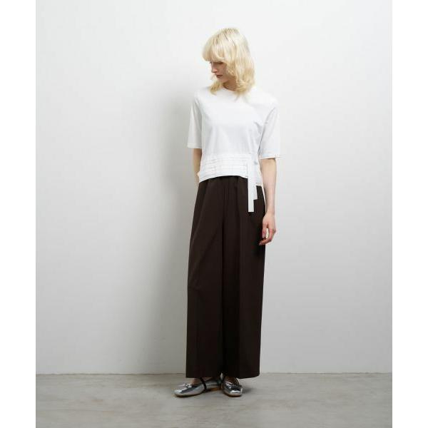 ランバンオンブルー　カットソー LANVIN en Bleu / ランバン オン ブルー アシンメテープフリル