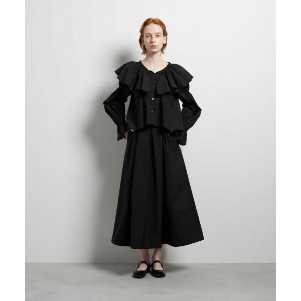 LANVIN en Bleu / ランバン オン ブルー ギャザーフリルブラウス