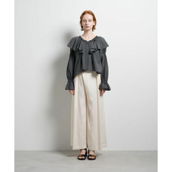 LANVIN en Bleu / ランバン オン ブルー ギャザーフリルブラウス