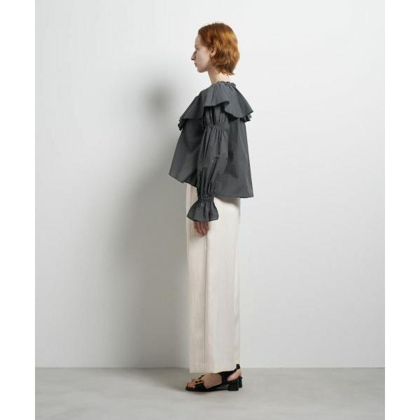 LANVIN en Bleu / ランバン オン ブルー ギャザーフリルブラウス