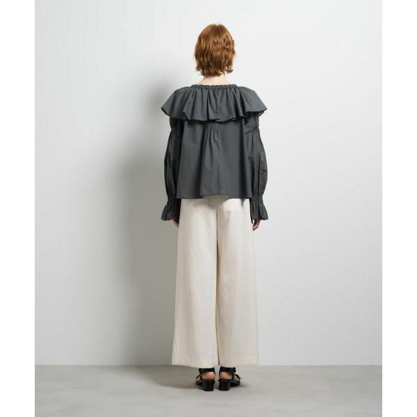 LANVIN en Bleu / ランバン オン ブルー ギャザーフリルブラウス