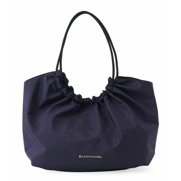 LANVIN en Bleu / ランバン オン ブルー ギャザートートバッグ 