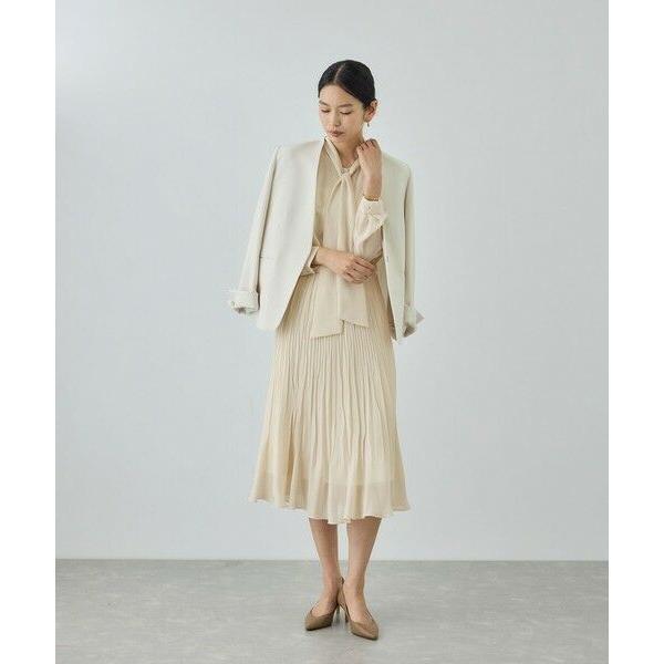 ROPE'（ロペ） ジョーゼットシフォンプリーツワンピース/26SS