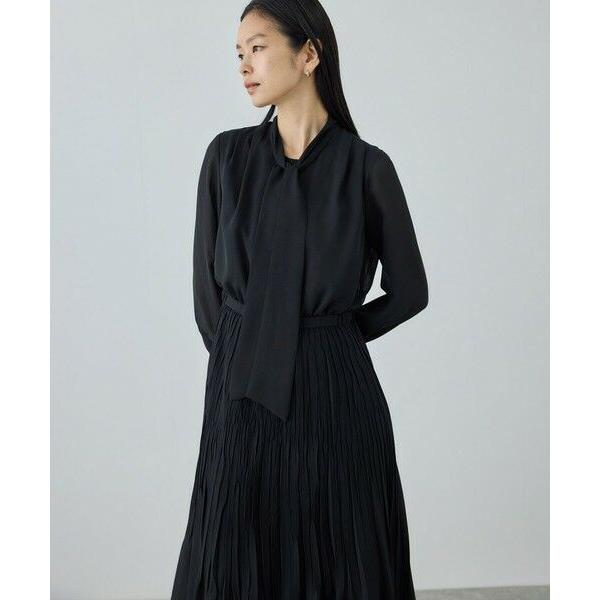 ROPE'（ロペ） ジョーゼットシフォンプリーツワンピース/26SS