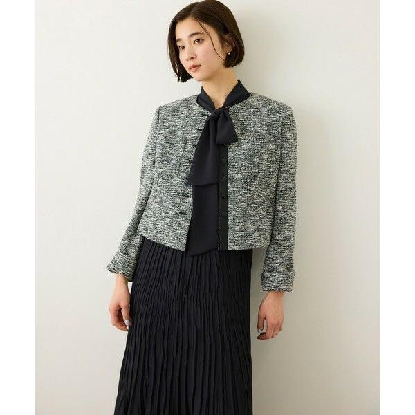 ROPE' / ロペ ジョーゼットフレンチスリーブプリーツワンピース/26SSの画像