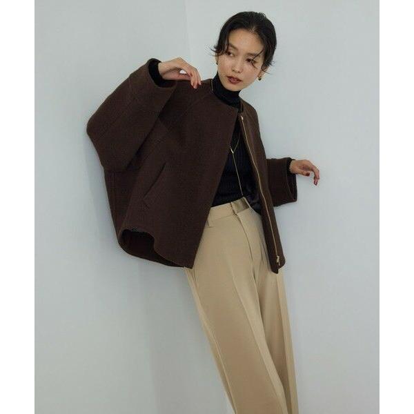 【美品】ROPÉ ロペ 圧縮ウールコクーンショート丈コート ROPE' / ロペ 圧縮ウールコクーンショート丈コート/Bellandi