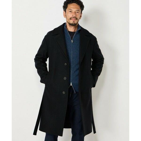 MEN'S BIGI / メンズビギ 【hevo別注】ヴァージンウールメルトンチェスターフィールドコートの画像