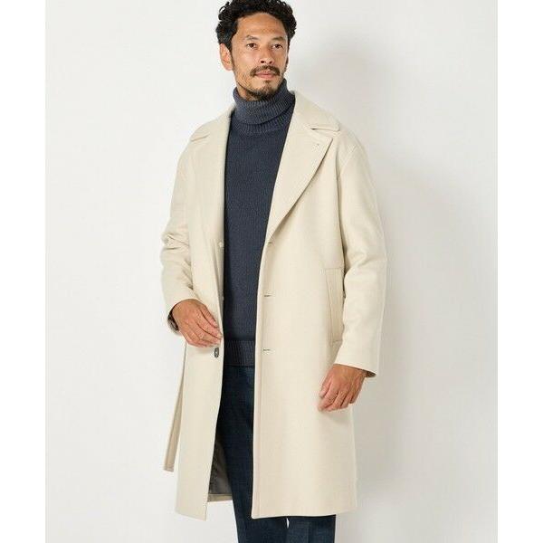 MEN'S BIGI / メンズビギ 【hevo別注】ヴァージンウールメルトンチェスターフィールドコートの画像