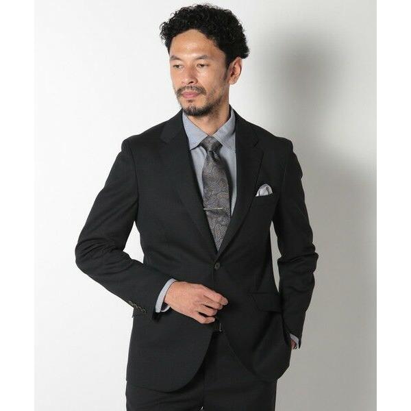 MEN'S BIGI（メンズビギ） ドビー柄スリムフィットスーツセットアップ