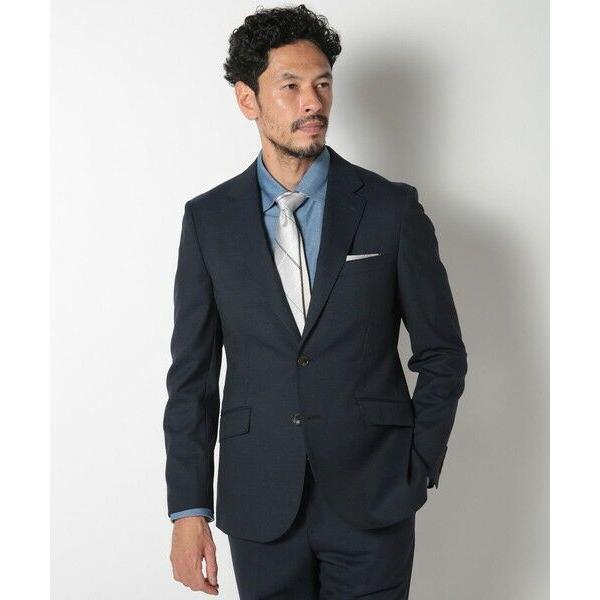 MEN'S BIGI（メンズビギ） ドビー柄スリムフィットスーツセットアップ