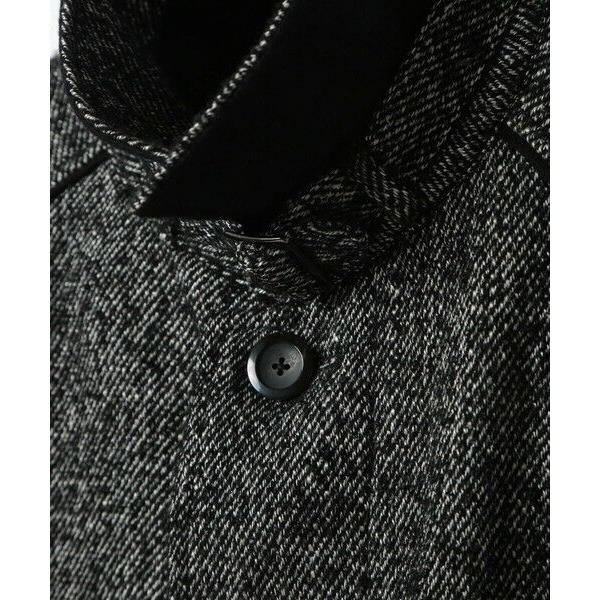 MEN'S BIGI（メンズビギ） トライスピンループツイードトレンチコート