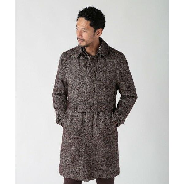 MEN'S BIGI（メンズビギ） トライスピンループツイードトレンチコート