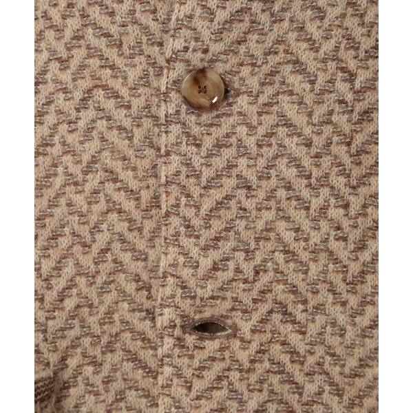 MEN'S BIGI / メンズビギ 【LARDINI/ラルディーニ】アルパカウールヘリンボーンジャージジャケットの画像