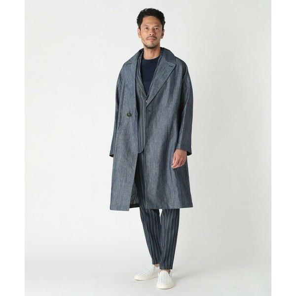 MEN'S BIGI / メンズビギ 【Hevo／イーヴォ】コットンリネンシャンブレースプリングコートの画像