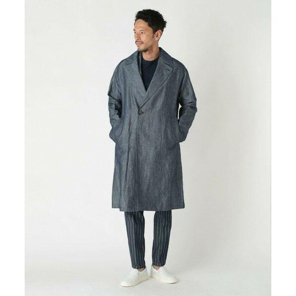 MEN'S BIGI / メンズビギ 【Hevo／イーヴォ】コットンリネンシャンブレースプリングコートの画像