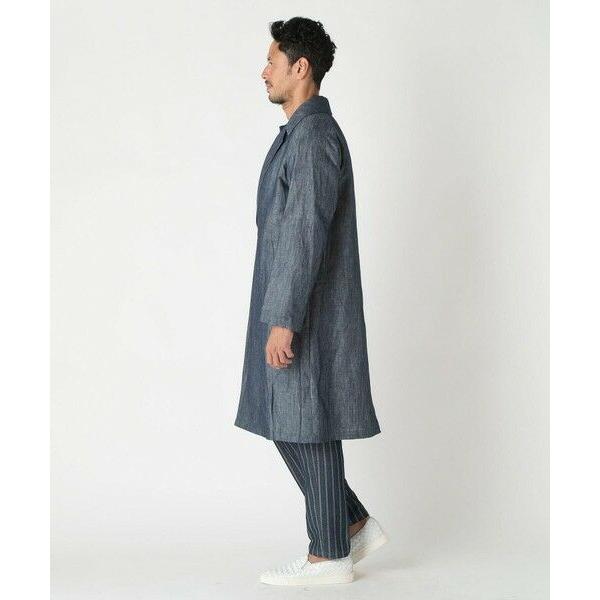 MEN'S BIGI / メンズビギ 【Hevo／イーヴォ】コットンリネンシャンブレースプリングコートの画像