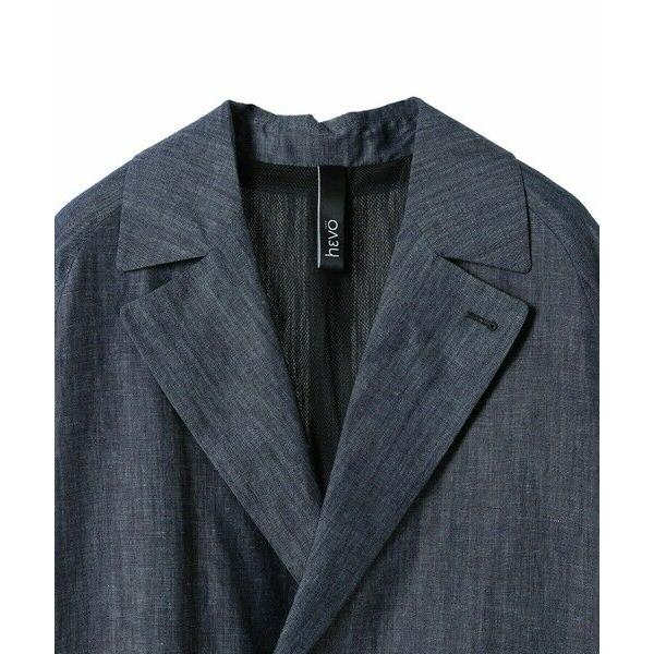 MEN'S BIGI / メンズビギ 【Hevo／イーヴォ】コットンリネンシャンブレースプリングコートの画像