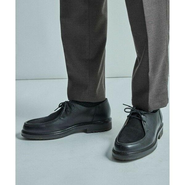 MEN'S BIGI（メンズビギ） 異素材コンビ レザーチロリアンシューズ