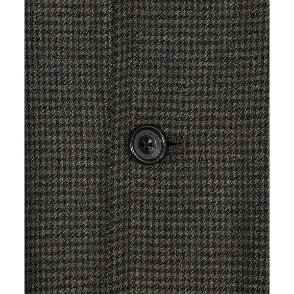 MEN'S BIGI / メンズビギ 【50th Anniv . 中田 慎介】 COTTON TWILL x WOOL HOUND'S TOOTH REVERSIBLE COATの画像
