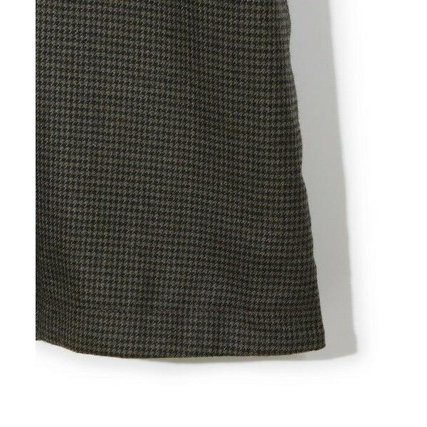 MEN'S BIGI / メンズビギ 【50th Anniv . 中田 慎介】 COTTON TWILL x WOOL HOUND'S TOOTH REVERSIBLE COATの画像