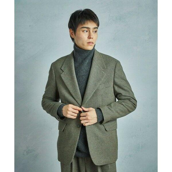 MEN'S BIGI / メンズビギ 【50th Anniv . 菊池武夫】WOOL HOUNDSTOOTH JACKETの画像