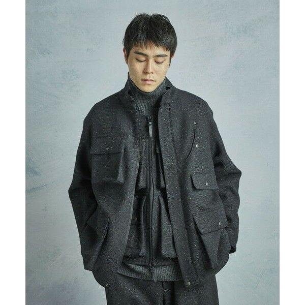 MEN'S BIGI / メンズビギ 【50th Anniv . 菊池武夫】HARRIS TWEED COLOR NEP BLOUSONの画像