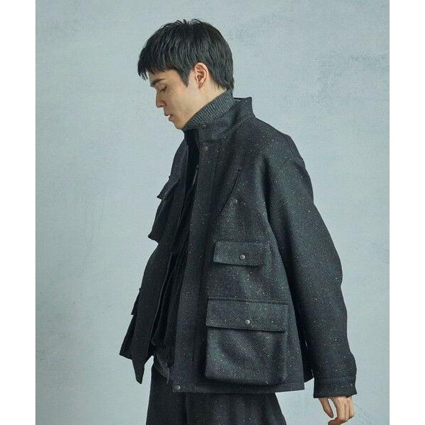 MEN'S BIGI / メンズビギ 【50th Anniv . 菊池武夫】HARRIS TWEED COLOR NEP BLOUSONの画像