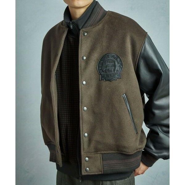 MEN'S BIGI / メンズビギ 【50th Anniv . 中田 慎介】WOOL MELTON STADIUM JAMPERの画像