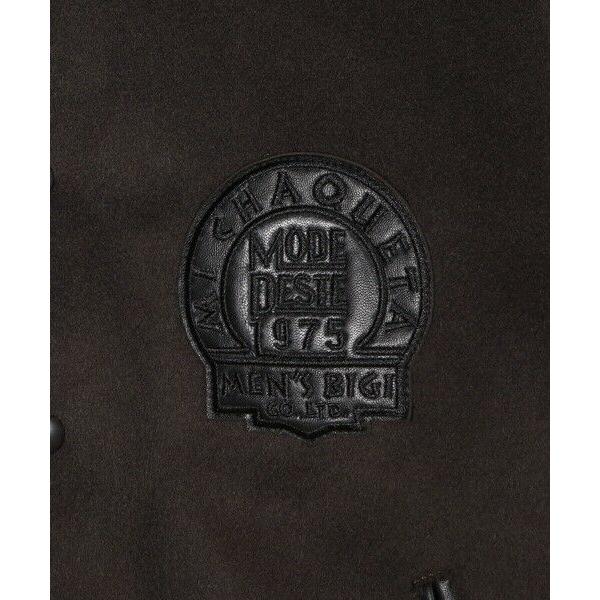 MEN'S BIGI / メンズビギ 【50th Anniv . 中田 慎介】WOOL MELTON STADIUM JAMPERの画像