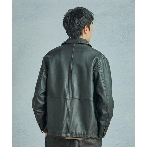 MEN'S BIGI / メンズビギ 【JAGROSE/ジャグロース】別注ラムレザーカバーオールの画像