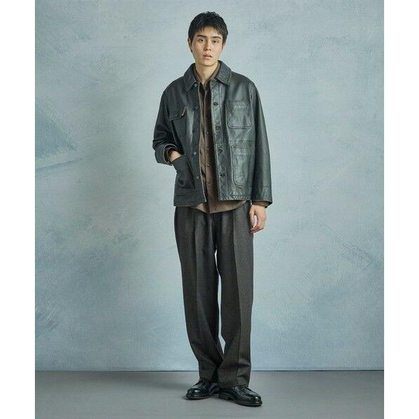 MEN'S BIGI / メンズビギ 【JAGROSE/ジャグロース】別注ラムレザーカバーオールの画像
