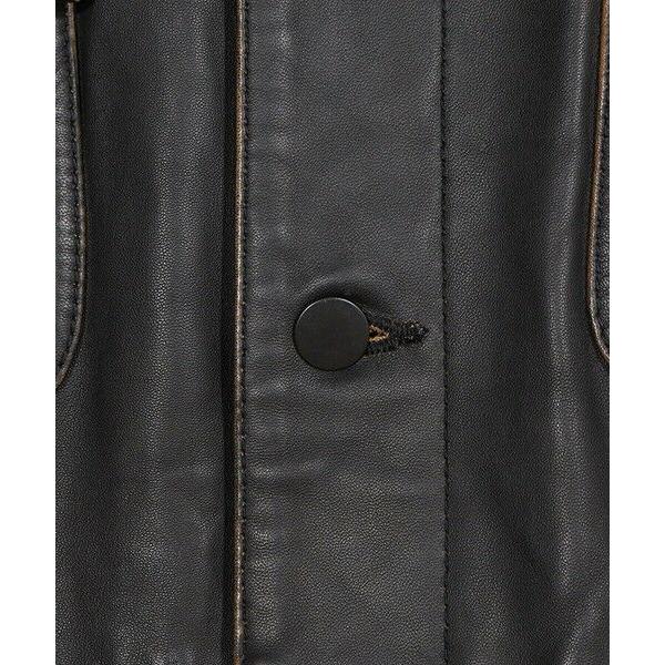 MEN'S BIGI / メンズビギ 【JAGROSE/ジャグロース】別注ラムレザーカバーオールの画像