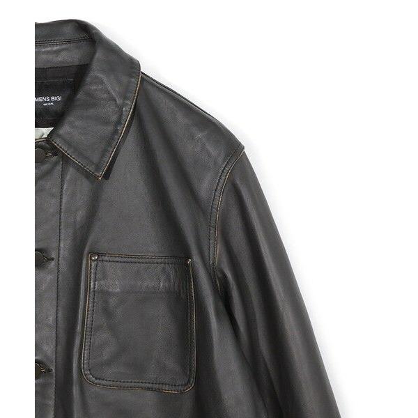 MEN'S BIGI / メンズビギ 【JAGROSE/ジャグロース】別注ラムレザーカバーオールの画像