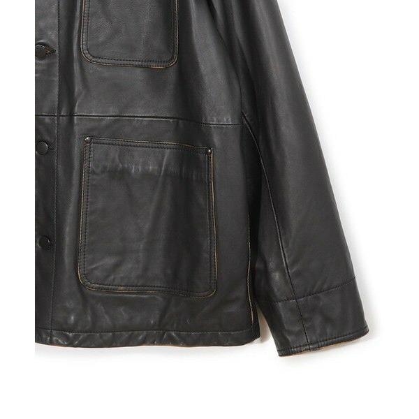 MEN'S BIGI / メンズビギ 【JAGROSE/ジャグロース】別注ラムレザーカバーオールの画像