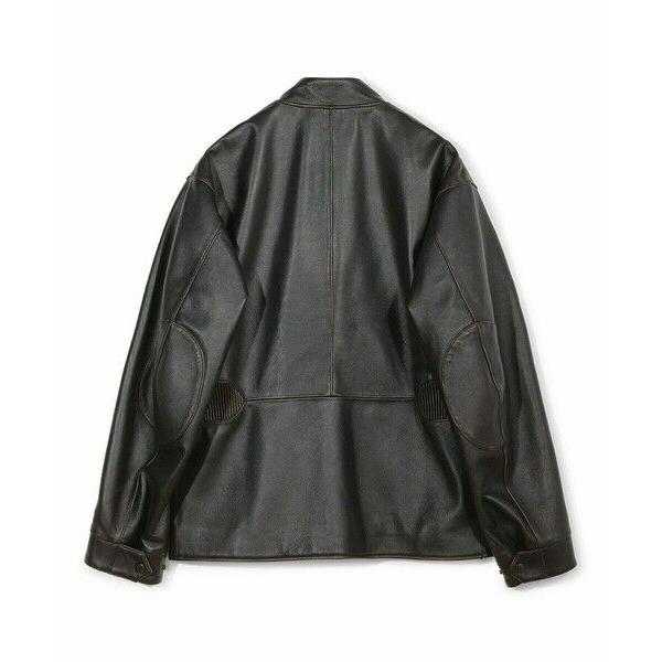 MEN'S BIGI / メンズビギ 【50th Anniv . 菊池武夫】AGED SHEEPSKIN LEATHER JACKETの画像