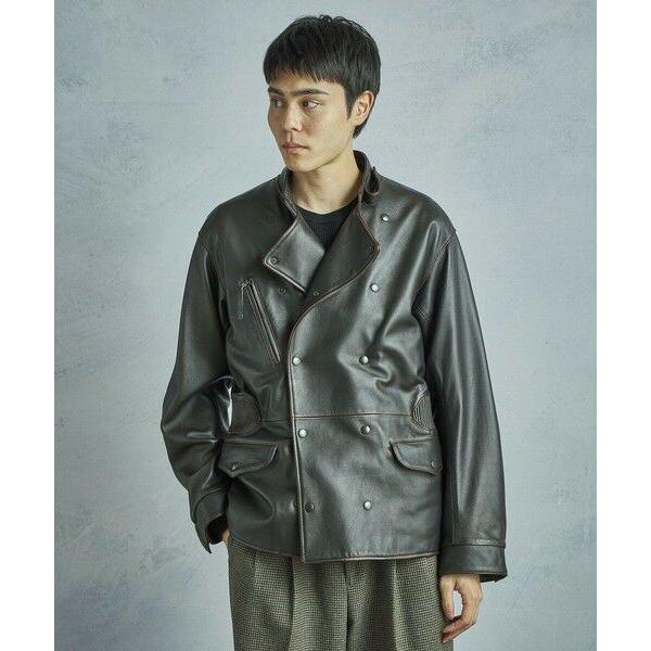 MEN'S BIGI / メンズビギ 【50th Anniv . 菊池武夫】AGED SHEEPSKIN LEATHER JACKETの画像